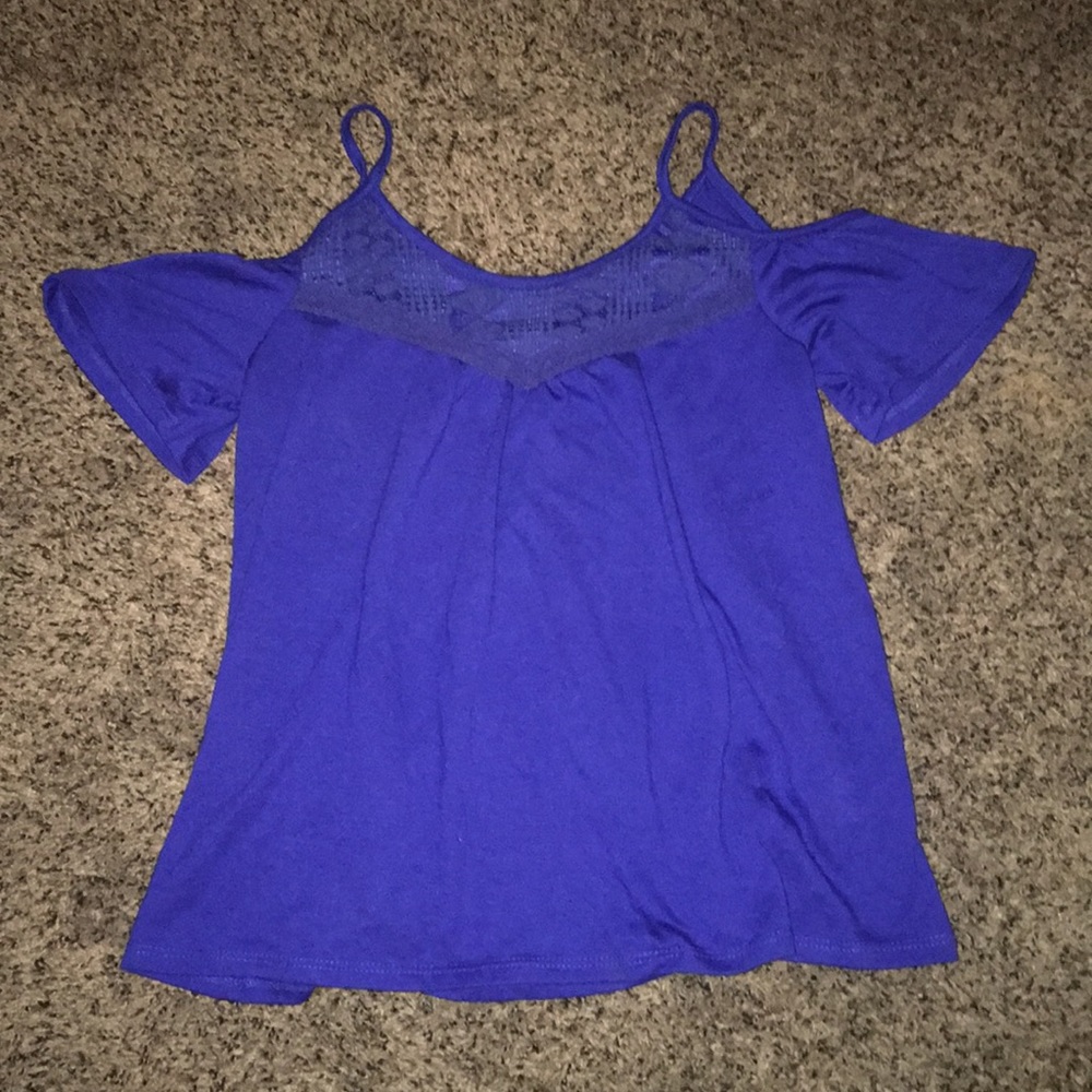 off the shoulder top (girls size) large/ 10-12